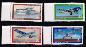 Germany 1979, Scott# B558-61 MNH aviation