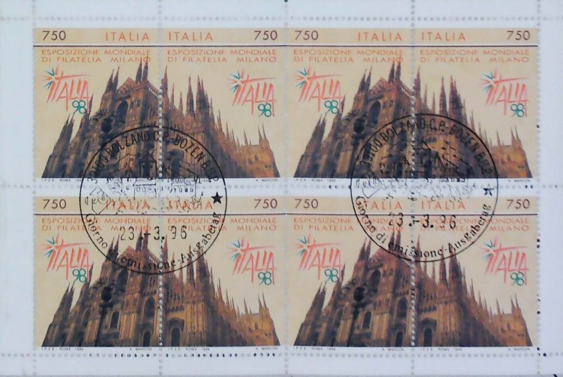 2001 Esposizione di Filatelia Libretto Usato Annullo FDC Used Booklet 14810