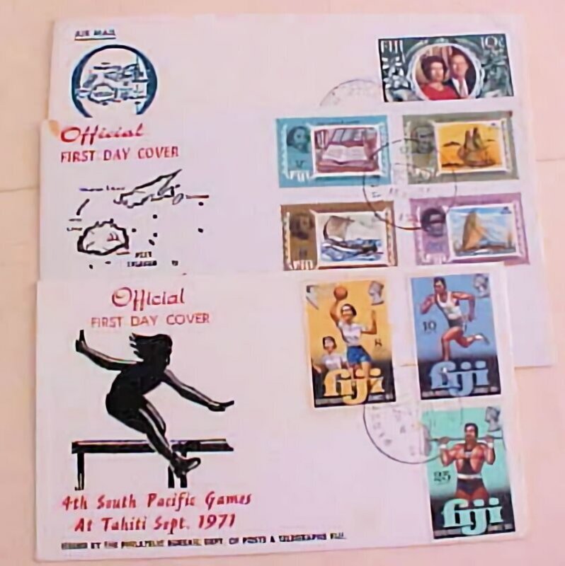 FIJI FDC 1970 ,1971, 1972