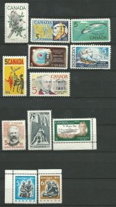 Can #478-89   M NH VF 1968 PD