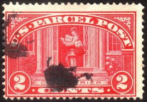 1913, US 2c, Parcel Post, Used, Sc Q2