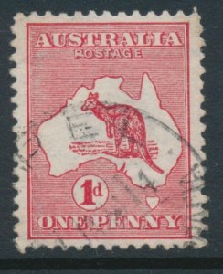 Australia 1913 SG 2 Kangaroo 1d Red ACSC 2(B)d ROSTAGE