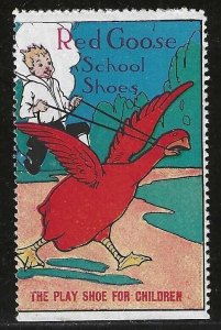 Red Goose School Shoes: The Play Shoe for Children, Poster Stamp, Never Hinged