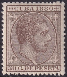 Cuba 1880 Sc 92 MNH**