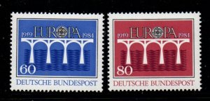 Germany Sc 1415-1416 1984  Europa stamp set mint NH