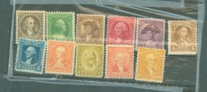 United States #704-715 Mint (NH) Single (Complete Set)