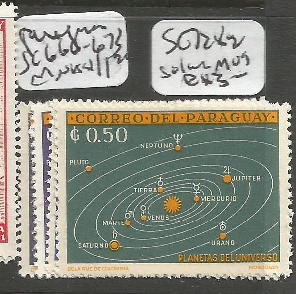 Paraguay SC 728-32 Solar System MOG (9cyi)