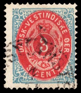 Danish West Indies Scott 6 Used.