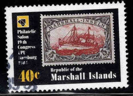 Marshall Islands Scott 53 Used stamp on stamp, stamp