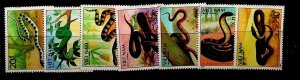 NORTH VIET NAM Sc 1972-78 NH ISSUE OF 1989 - SNAKES - (AS23)