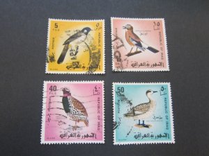 Iraq 1968 Sc 463,5,8-9 bird FU