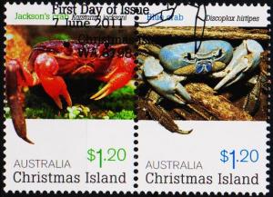 Christmas Island. 2011 $1.20(Pair) Fine Used