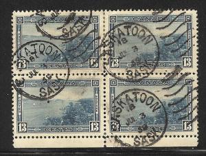 Canada Used Block OF 4  Scott cat.# 242