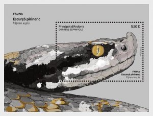 Andorra - Postfris/MNH - Sheet Snakes 2024