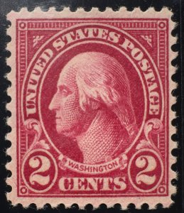 US Scott 634b Carmine Lake shade OG NH with PSE certificate F