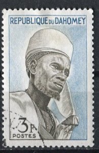 Dahomey 1963: Sc. # 161; Used CTO Single Stamp