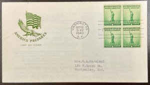 899 House of Farnam  cachet National Defense FDC 1940