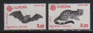 France MNH sc# 2009-10 Europa Bat 2014CV $2.50