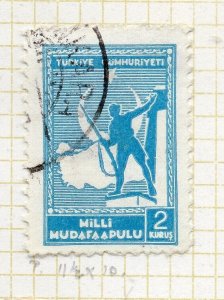 Turkey Crescent 1941 Defence Issue Fine Used 2K. NW-271638
