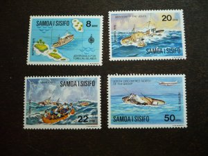 Stamps - Samoa - Scott# 416-419 - Mint Never Hinged Part Set of 4 Stamps