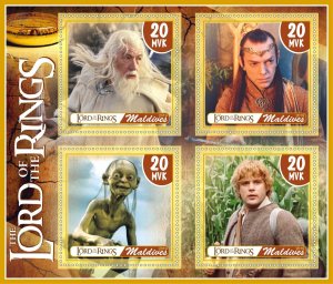 Stamps. Cinema. Lord of the Rings 2019 year 1+1 sheets perforated