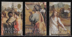 Tristan da Cunha Scott #'s 344 - 347 MNH