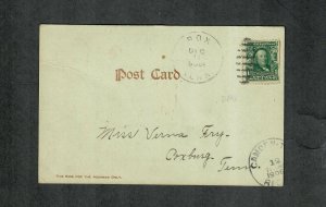 Tennessee Cancel Post Card Box Dec 11 1906 DPO 2