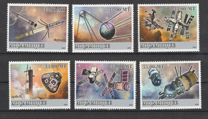 Mozambique MNH Set Space Probs 2009