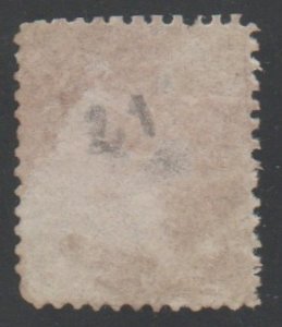 #76 1863 5c Brown Jefferson  Cat $125⭐⭐⭐⭐⭐