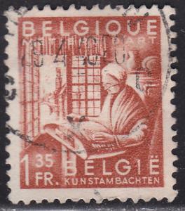 Belgium 376 Industrial Arts 1948