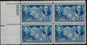 906 Mint,OG,NH... Plate Block of 4... SCV $22.00