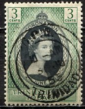 Trinidad & Tobago; 1953; Sc. # 84; O/Used Cpl. Set