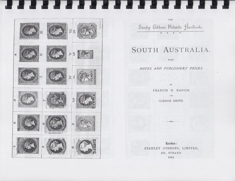 South Australia, the Stanley Gibbons Philatelic Handbook, by Francis Napier, New
