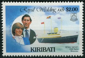 Kiribati Sc#377 MNH, $2 multi, Royal Wedding (1981)