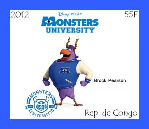 CONGO SHEET DISNEY MONSTERS