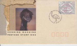 1992 Australia Vending Machine Stamp - Emu FDC