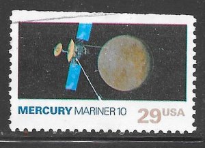 USA 2568: 29c Mercury, Mariner 10, used, VF