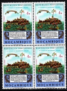 MOZAMBIQUE 1972 Art Literature: Epos Os Lusiadas, 400 Years. Block of 4v, MNH