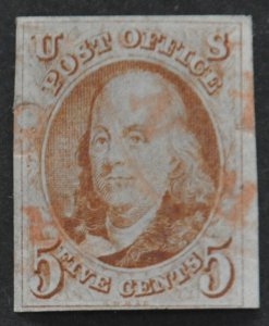 DYNAMITE Stamps: US Scott #1 – USED