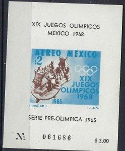 Mexico C311a MNH 1965 Olympics