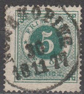 Sweden #19  F-VF Used CV $5.00 (A17016)