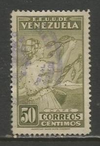 Venezuela    #337  Used  (1938)  c.v. $7.75