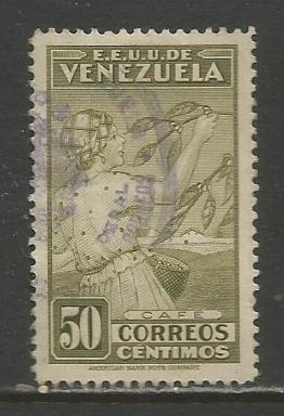 Venezuela    #337  Used  (1938)  c.v. $7.75