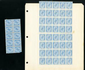 Italy Stamps All Mint Early Revenues 50x all OG most NH