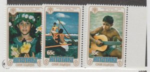 Aitutaki Scott #173-174-175 Stamps - Mint NH Set