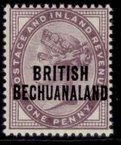 BRITISH BECHUANALAND QV SG33, 1d lilac, NH MINT.