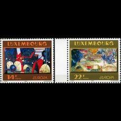 LUXEMBOURG 1993 - Scott# 896-7 Europa-Ptgs Set of 2 NH