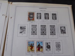 Cameroun 1916-1982 Stamp Collection on Album Pages