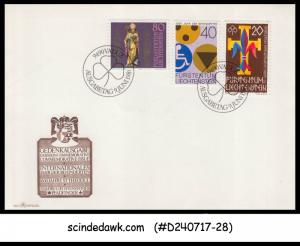 LIECHTENSTEIN - 1981 SCOUTING / YEAR OF DISABLED PEOPLE - 3V - FDC