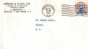 VINTAGE COMPANY STATIONERY ENVELOPE DITMARS & McNEIL LTD MIDDLETON NOVA SCOTIA